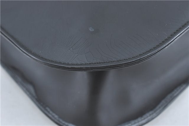Authentic Salvatore Ferragamo Vara Shoulder Hand Bag Leather Black SF J2287