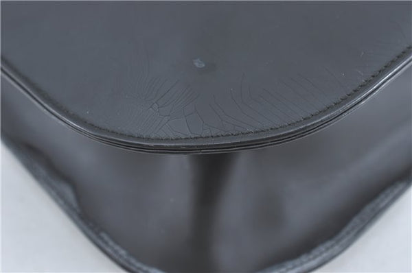 Authentic Salvatore Ferragamo Vara Shoulder Hand Bag Leather Black SF J2287
