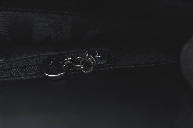 Authentic Salvatore Ferragamo Vara Shoulder Hand Bag Leather Black SF J2287