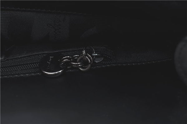 Authentic Salvatore Ferragamo Vara Shoulder Hand Bag Leather Black SF J2287