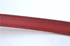 Authentic BURBERRY Vintage Leather Shoulder Hand Bag Purse Red J2289