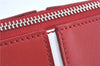 Authentic BURBERRY Vintage Leather Shoulder Hand Bag Purse Red J2289