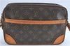 Authentic Louis Vuitton Monogram Trocadero 27 Shoulder Cross Bag M51274 LV J2291