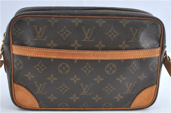 Authentic Louis Vuitton Monogram Trocadero 27 Shoulder Cross Bag M51274 LV J2291