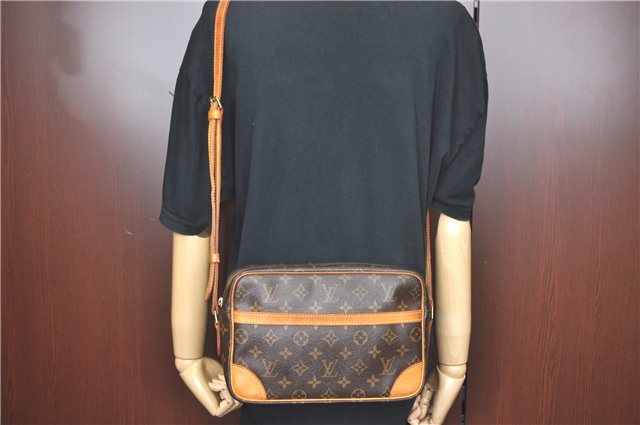 Authentic Louis Vuitton Monogram Trocadero 27 Shoulder Cross Bag M51274 LV J2291