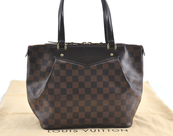 Authentic Louis Vuitton Damier Westminster PM Shoulder Hand Bag N41102 LV J2292