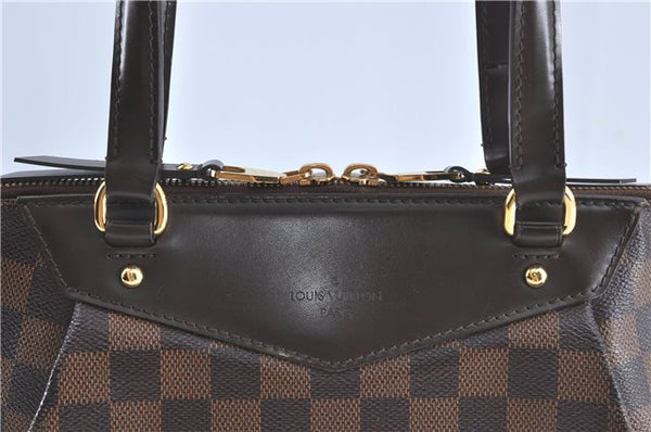 Authentic Louis Vuitton Damier Westminster PM Shoulder Hand Bag N41102 LV J2292