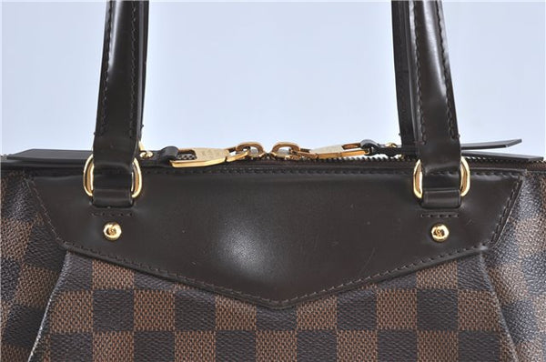 Authentic Louis Vuitton Damier Westminster PM Shoulder Hand Bag N41102 LV J2292