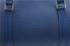 Authentic Louis Vuitton Epi Soufflot Hand Bag Blue M52225 LV J2297