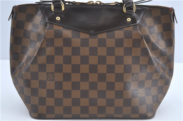 Authentic Louis Vuitton Damier Westminster PM Shoulder Hand Bag N41102 LV J2298