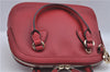 Authentic GUCCI Interlocking G 2Way Shoulder Cross Hand Bag Leather Red J2301