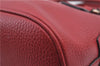 Authentic GUCCI Interlocking G 2Way Shoulder Cross Hand Bag Leather Red J2301