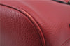 Authentic GUCCI Interlocking G 2Way Shoulder Cross Hand Bag Leather Red J2301