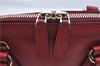 Authentic GUCCI Interlocking G 2Way Shoulder Cross Hand Bag Leather Red J2301