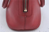 Authentic GUCCI Interlocking G 2Way Shoulder Cross Hand Bag Leather Red J2301