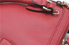 Authentic GUCCI Interlocking G 2Way Shoulder Cross Hand Bag Leather Red J2301