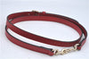 Authentic GUCCI Interlocking G 2Way Shoulder Cross Hand Bag Leather Red J2301