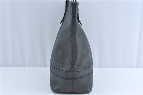 Auth Louis Vuitton Monogram Empreinte Citadine PM Tote Bag Navy M40517 LV J2304