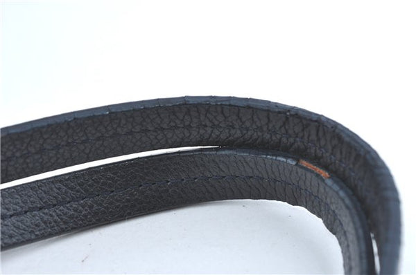 Auth Louis Vuitton Monogram Empreinte Citadine PM Tote Bag Navy M40517 LV J2304