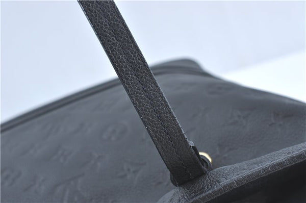 Auth Louis Vuitton Monogram Empreinte Citadine PM Tote Bag Navy M40517 LV J2304