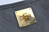 Auth Louis Vuitton Monogram Empreinte Citadine PM Tote Bag Navy M40517 LV J2304