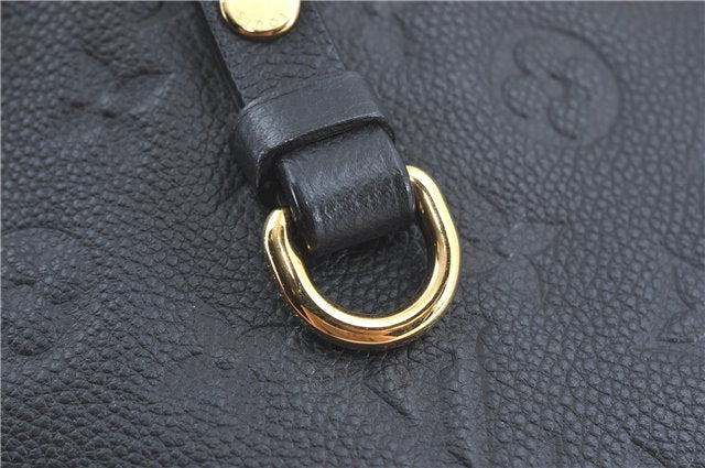 Auth Louis Vuitton Monogram Empreinte Citadine PM Tote Bag Navy M40517 LV J2304