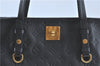 Auth Louis Vuitton Monogram Empreinte Citadine PM Tote Bag Navy M40517 LV J2304