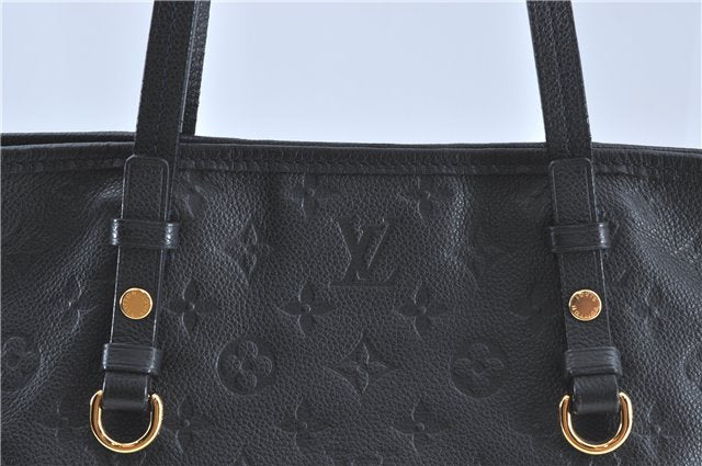 Auth Louis Vuitton Monogram Empreinte Citadine PM Tote Bag Navy M40517 LV J2304