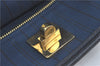 Auth Louis Vuitton Monogram Empreinte Citadine PM Tote Bag Navy M40517 LV J2304