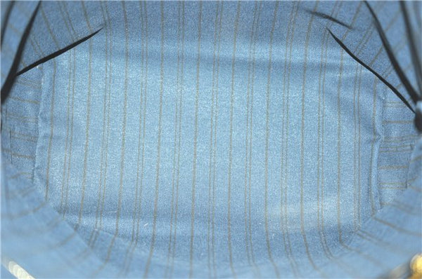 Auth Louis Vuitton Monogram Empreinte Citadine PM Tote Bag Navy M40517 LV J2304