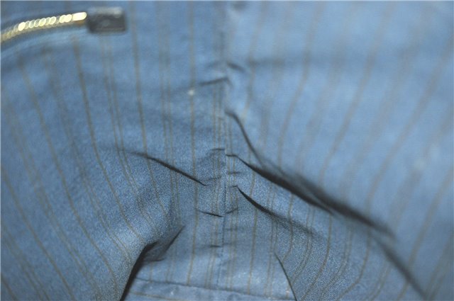 Auth Louis Vuitton Monogram Empreinte Citadine PM Tote Bag Navy M40517 LV J2304