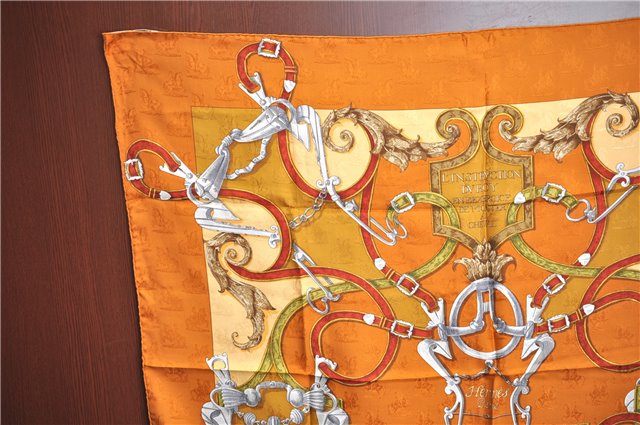 Auth HERMES Carre 90 Scarf 