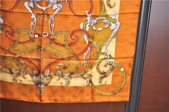 Auth HERMES Carre 90 Scarf 