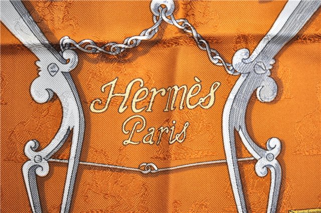 Auth HERMES Carre 90 Scarf 