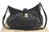 Authentic Louis Vuitton Mahina XS Shoulder Bag Dark Brown M95972 LV J2308