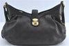 Authentic Louis Vuitton Mahina XS Shoulder Bag Dark Brown M95972 LV J2308