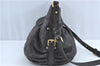 Authentic Louis Vuitton Mahina XS Shoulder Bag Dark Brown M95972 LV J2308