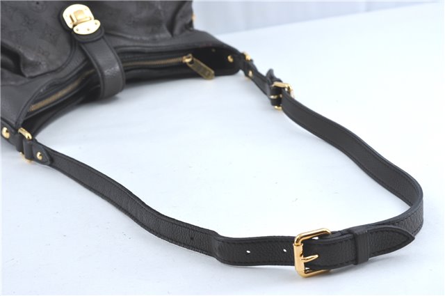 Authentic Louis Vuitton Mahina XS Shoulder Bag Dark Brown M95972 LV J2308