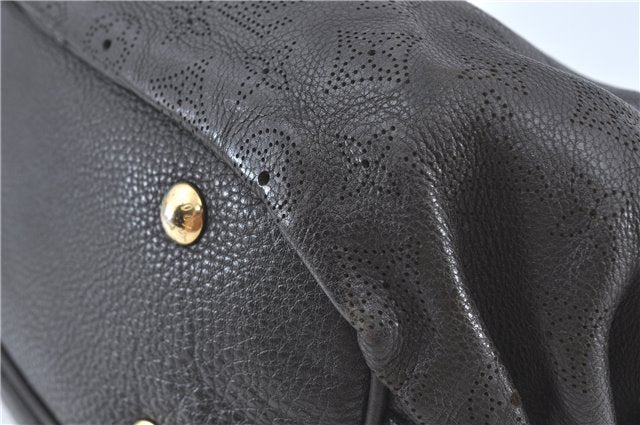 Authentic Louis Vuitton Mahina XS Shoulder Bag Dark Brown M95972 LV J2308