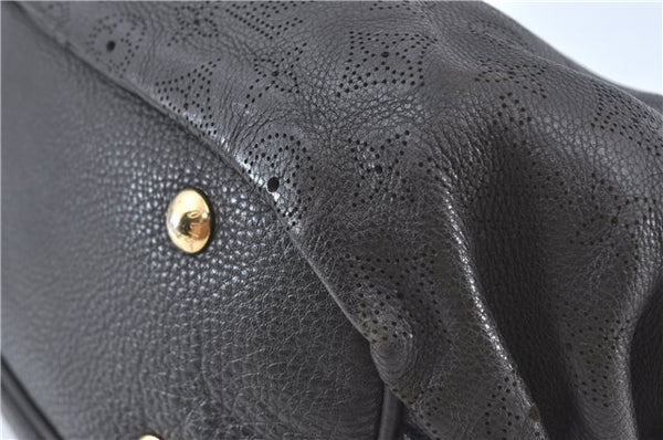 Authentic Louis Vuitton Mahina XS Shoulder Bag Dark Brown M95972 LV J2308