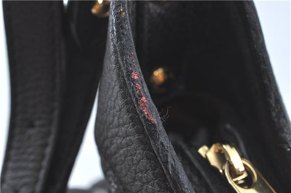 Authentic Louis Vuitton Mahina XS Shoulder Bag Dark Brown M95972 LV J2308