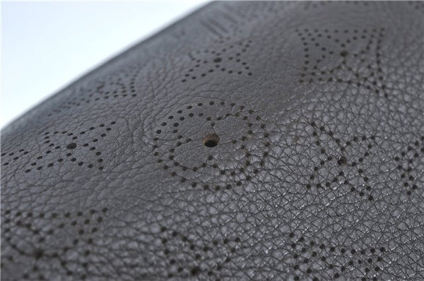 Authentic Louis Vuitton Mahina XS Shoulder Bag Dark Brown M95972 LV J2308