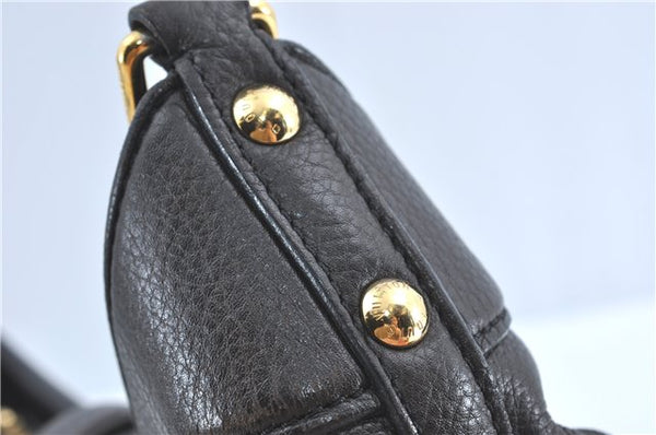 Authentic Louis Vuitton Mahina XS Shoulder Bag Dark Brown M95972 LV J2308