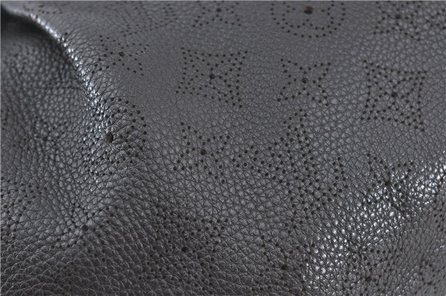 Authentic Louis Vuitton Mahina XS Shoulder Bag Dark Brown M95972 LV J2308