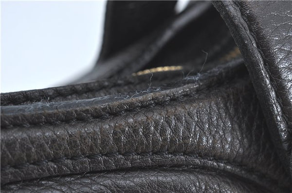 Authentic Louis Vuitton Mahina XS Shoulder Bag Dark Brown M95972 LV J2308