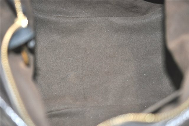 Authentic Louis Vuitton Mahina XS Shoulder Bag Dark Brown M95972 LV J2308