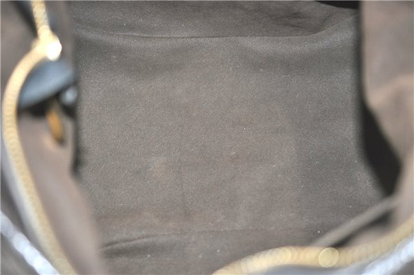 Authentic Louis Vuitton Mahina XS Shoulder Bag Dark Brown M95972 LV J2308