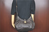 Authentic Louis Vuitton Mahina XS Shoulder Bag Dark Brown M95972 LV J2308