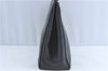 Authentic Salvatore Ferragamo Vara Leather Shoulder Tote Bag Navy Blue SF J2331