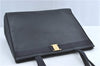 Authentic Salvatore Ferragamo Vara Leather Shoulder Tote Bag Navy Blue SF J2331